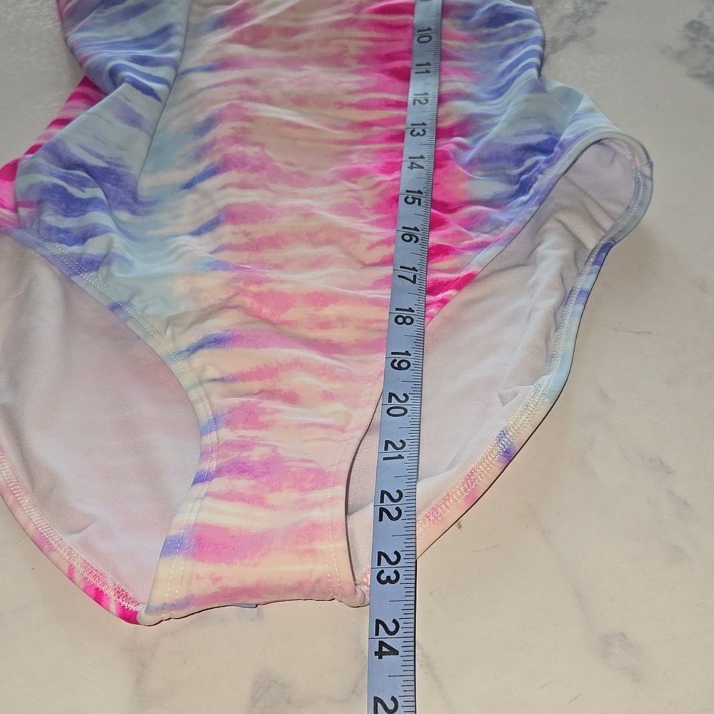 Salt + Cove Pastel Tie-Dye Pink Day Dreamer One-Piece SZ:L - Picture 6 of 12